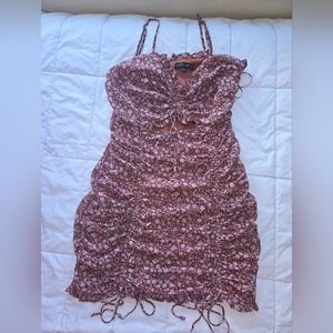 COTTON CANDY LA Floral Ruched Dress Size S